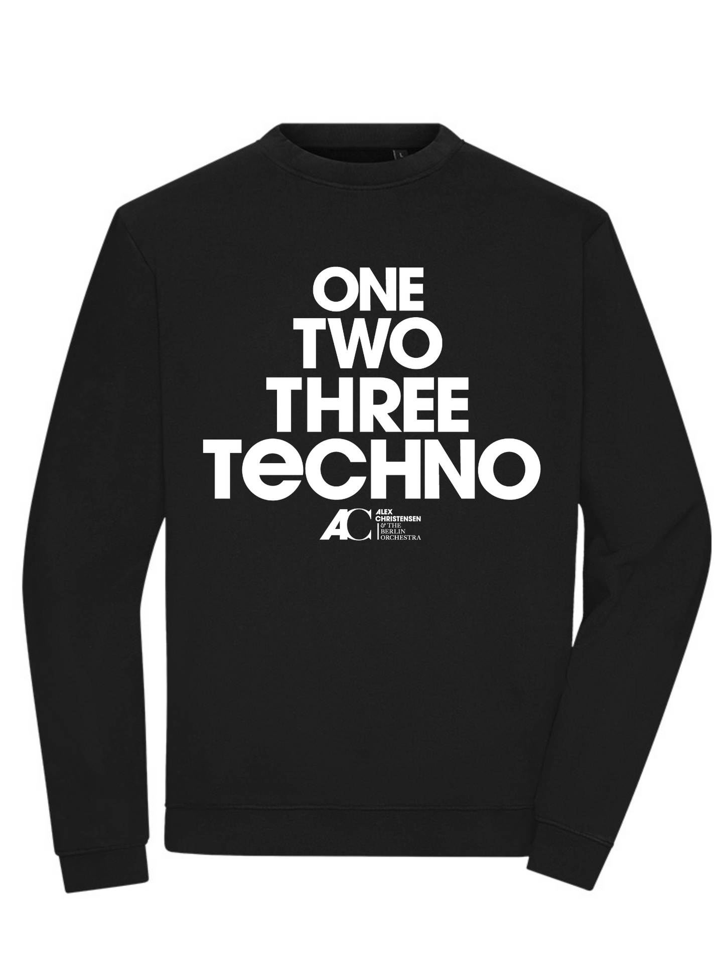 One Two Three Techno - Tour Crewneck